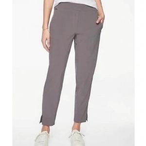 Athleta Brooklyn Ankle Pant Purple Grey